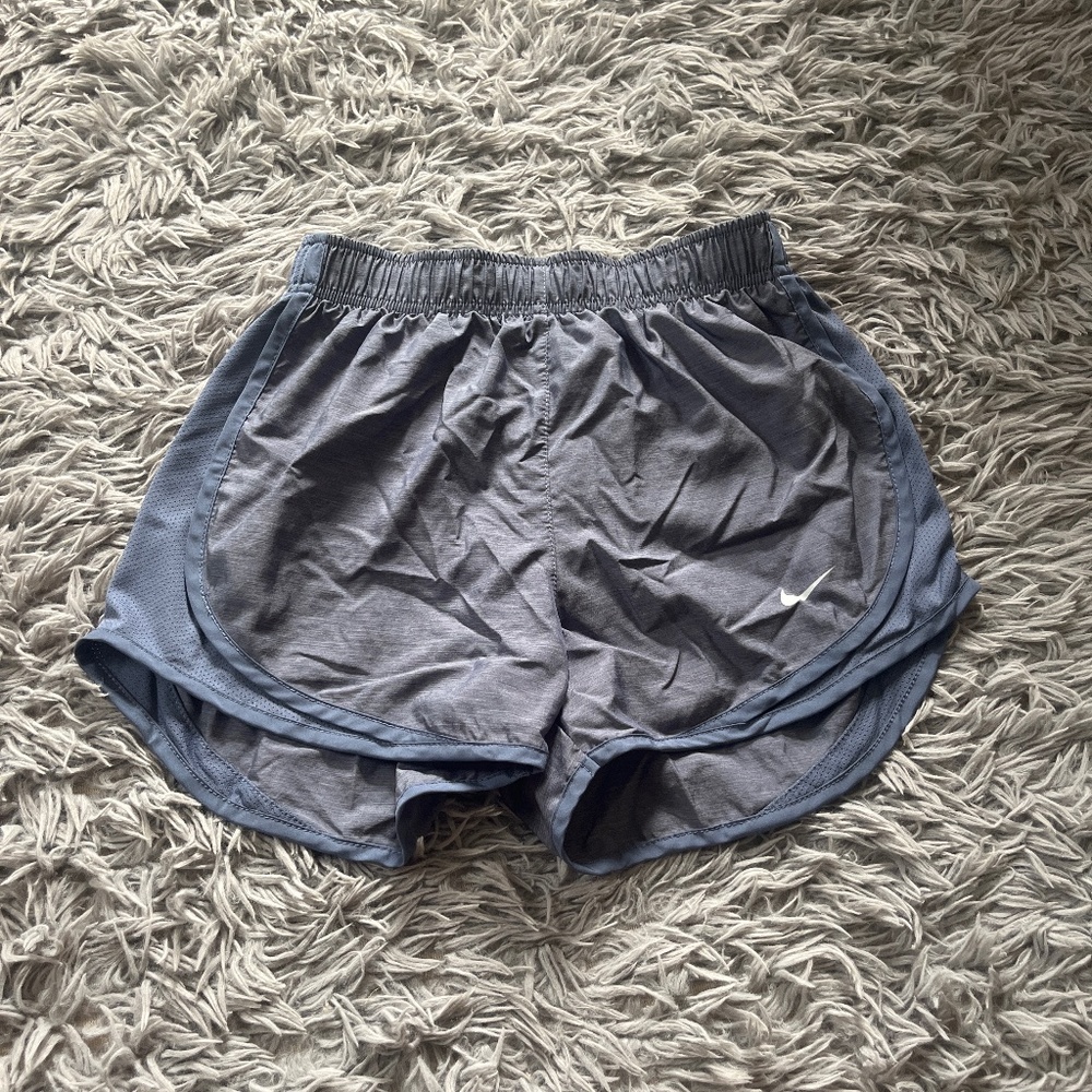 Nike shorts // bluish gray color